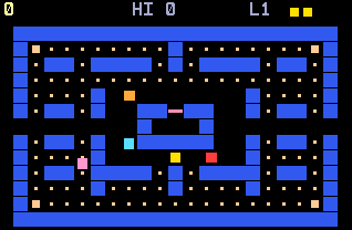 Pac-Man game on a TI-84 Evo