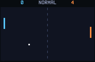 Pong game on a TI-84 Evo